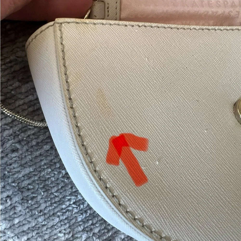 Kate Spade Owl Design Crossbody Clutch Bag Grey Pink Crystal
